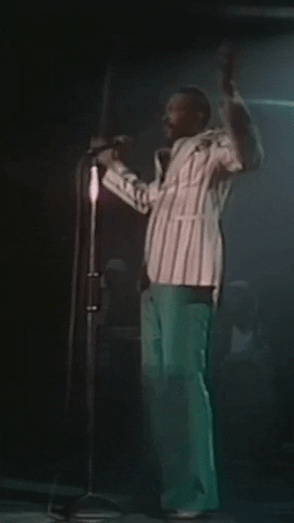 Marvin Gaye Energetic Singing Live GIF