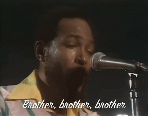Marvin Gaye Sad Singing GIF