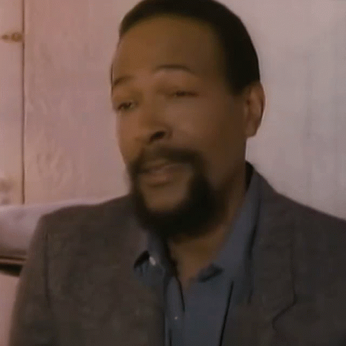 Marvin Gaye Shaking Head GIF