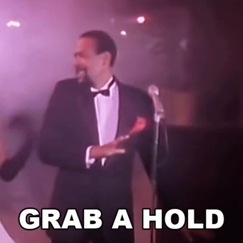 Marvin Gaye Singing Grab Hold GIF
