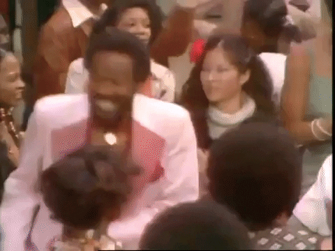 Marvin Gaye Street Dancing Fans GIF
