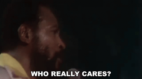 Marvin Gaye Who Really Cares GIF