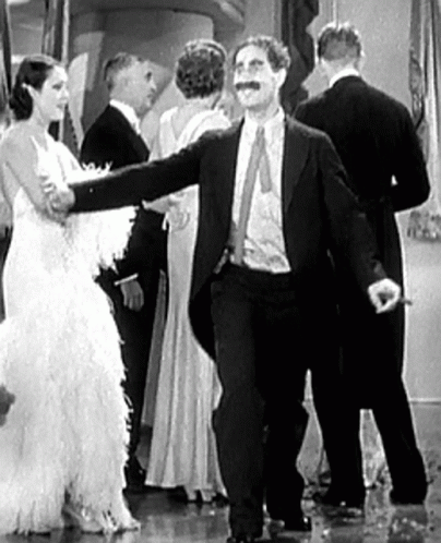 Marx Brothers Groucho Dancing GIF