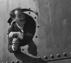 Marx Brothers Groucho Harpo Hi GIF