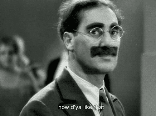 Marx Brothers Groucho Like That GIF