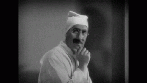 Marx Brothers Groucho Mirror Run GIF
