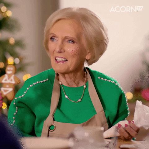 Mary Berry Gingerbread Cookie GIF