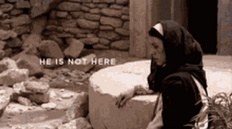 Mary Found Empty Tomb He Has Risen GIF