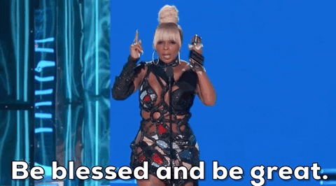 Mary J Blige Be Blessed And Be Great GIF
