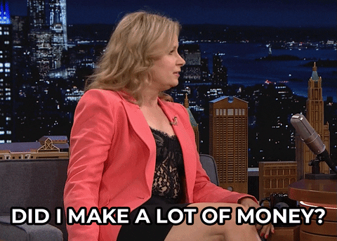 Mary Lynn Rajskub Spending Money A Lot GIF