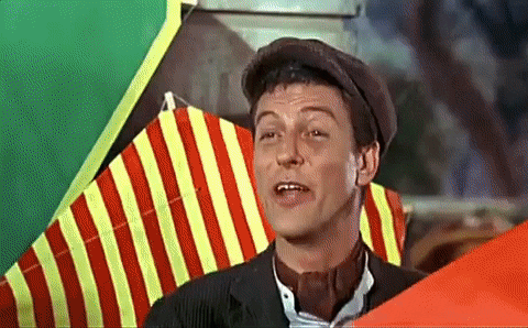 Mary Poppins Dick Fly A Kite GIF