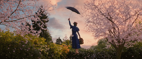 Mary Poppins Magical Umbrella GIF