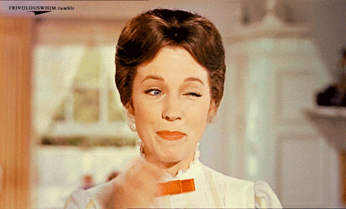 Mary Poppins Snap Wink GIF