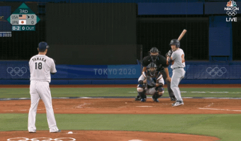 Masahiro Tanaka Breaking Ball Pitch GIF