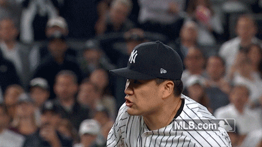 Masahiro Tanaka Excitedly Shouting GIF