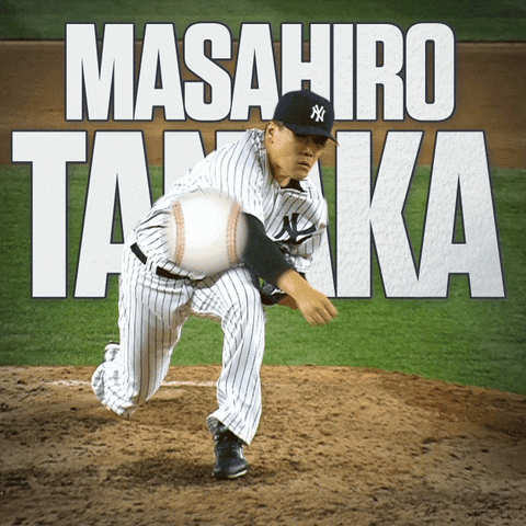 Masahiro Tanaka Pitching Poster GIF