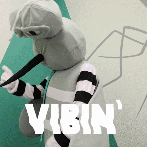 Mascot Mosquito Dancing GIF