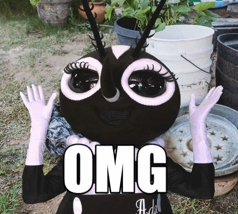 Mascot Mosquito Shake Hand GIF