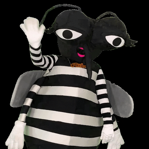 Mascot Mosquito Shake Hand GIF