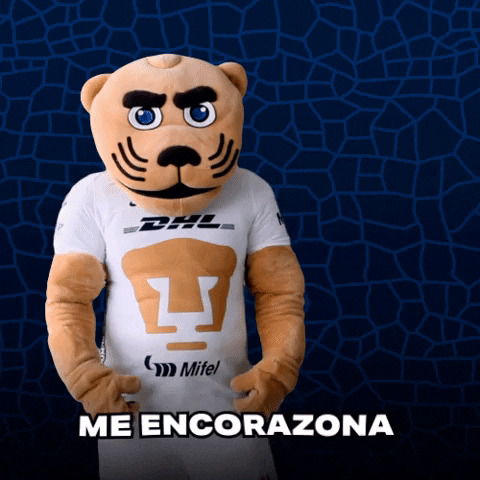 Mascot Sending Corazon GIF
