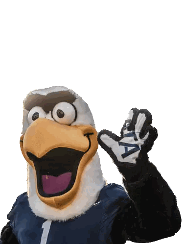 Mascot with IA Glove