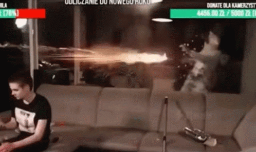 Mask Guy Doing Avada Kedavra GIF