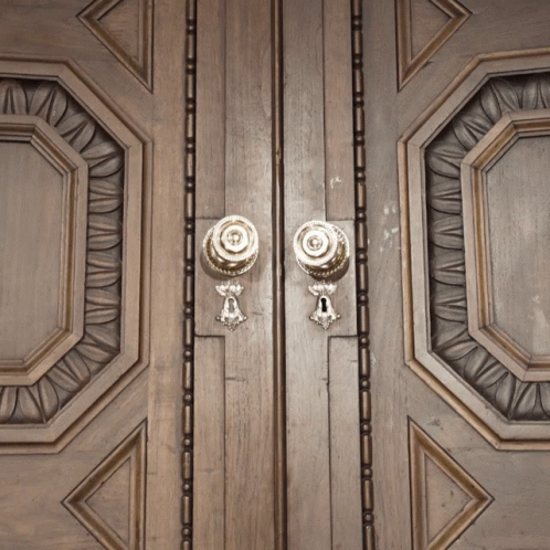 Mask Lady Open The Door GIF