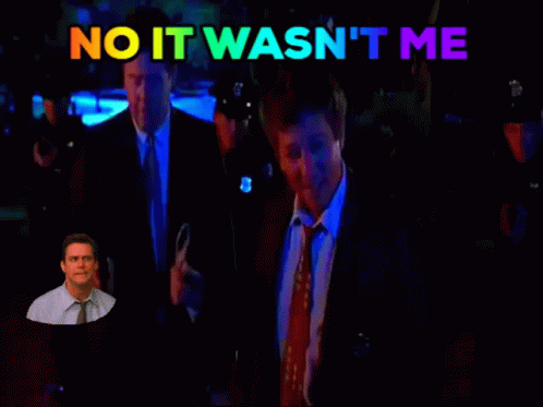 Mask Man Says No It Wasn't Me GIF