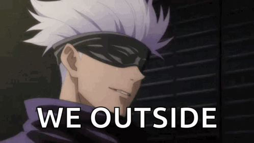 Mask Saying Meet Me Outside GIF