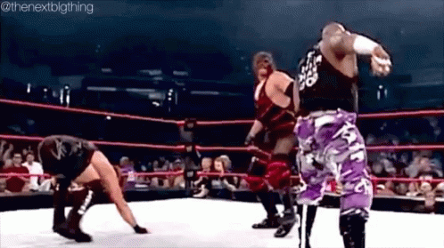 Masked Kane Chokeslam Dvon Dudley GIF