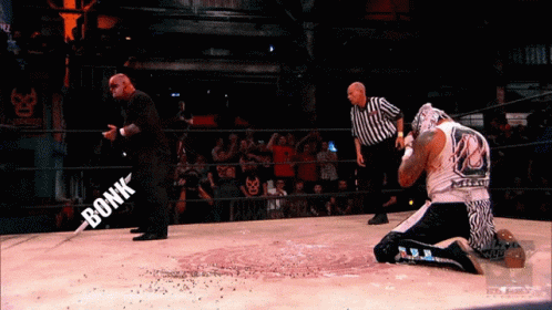 Masked Man Holding Lighter @Luchaelrey