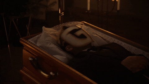 Masked Man Raising Back From The Dead GIF