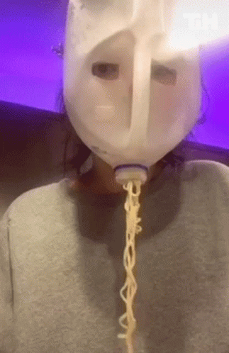 Masked Noodle Man GIF