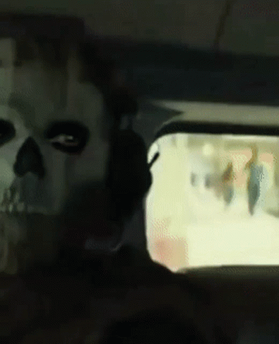 Masked Skull Faced Guy Meme GIF