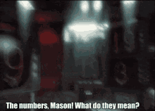 Mason Numbers Meaning Displayed