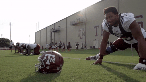 Mason Rudolph Myles Garrett Helmet Posing GIF
