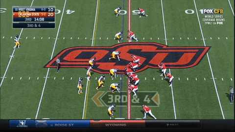 Mason Rudolph Myles Garrett Oklahima State Cowboys Games GIF