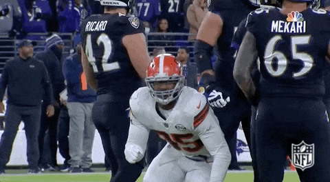 Mason Rudolph Myles Garrett Punch On The Air GIF