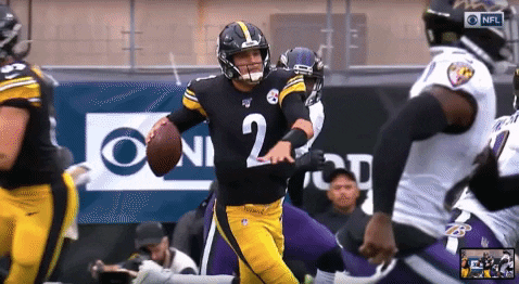 Mason Rudolph Myles Garrett Roll Down GIF