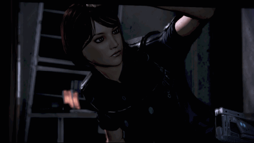 Mass Effect 3 Curious Officer GIF