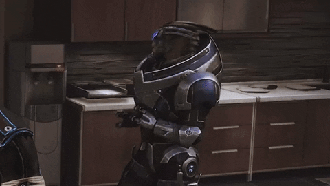 Mass Effect 3 Garrus Vakarian Dancing GIF