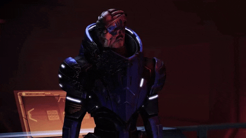 Mass Effect 3 Garrus Wait GIF