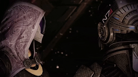 Mass Effect 3 Tali Hug GIF