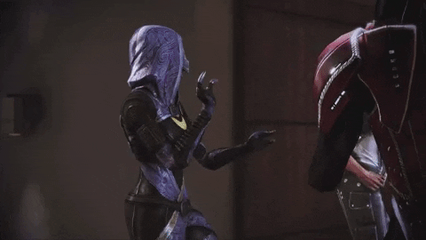 Mass Effect 3 Tali Party Dance GIF