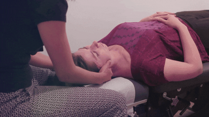 Massage Head Rub Woman GIF