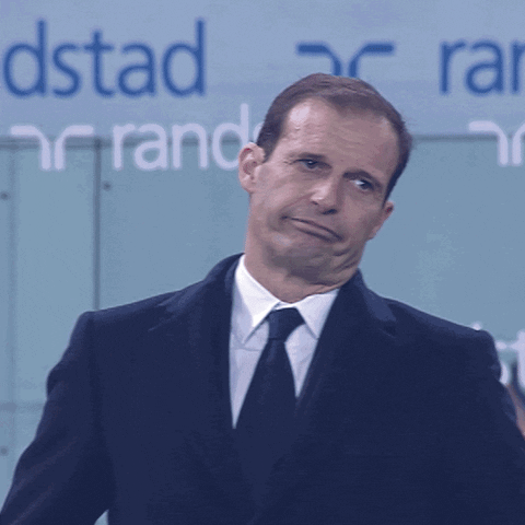 Massimiliano Allegri Oooh When His Team Scored GIF