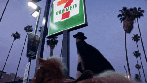 Massive 7eleven Store Sign GIF