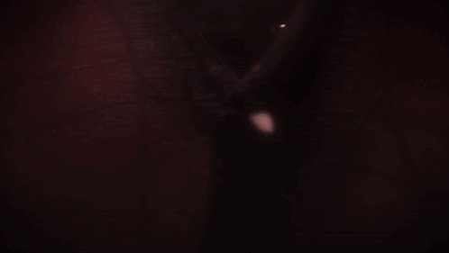 Massive Cthulhu Silhouette Red Night GIF