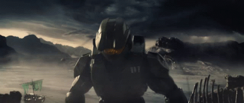 Master Chief Look To The Sky GIF