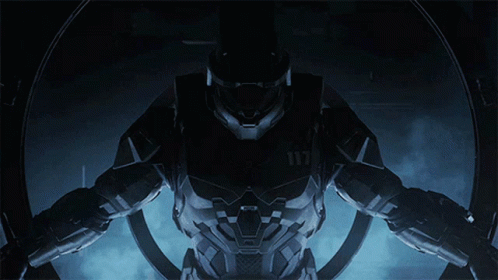 Halo Master Chief Step Inside GIF